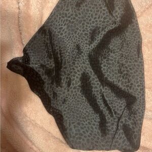 Black Leopard Print Bandana shirt